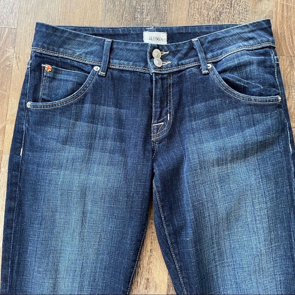 Hudson straight leg country low rise denim jeans 29 - Picture 7 of 8